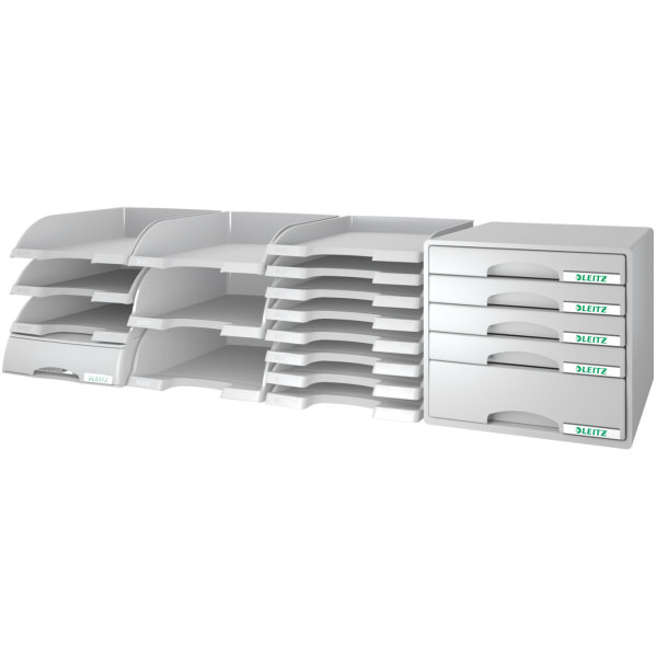 Leitz Plus Standard brevbakke, grå