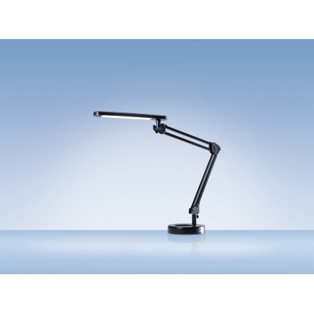 LED 4 Stars lampe sort med bordfod
