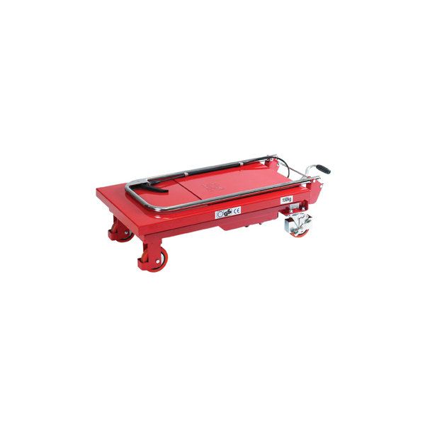 Mobilt løftebord med fodpumpe, 150 kg, 225-740 mm