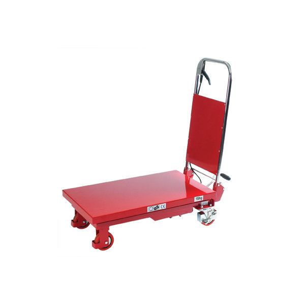 Mobilt løftebord med fodpumpe, 150 kg, 225-740 mm