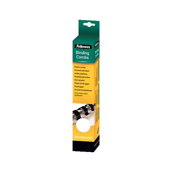 Fellowes plast spiralryg A4, 21 rings, 28mm, hvid