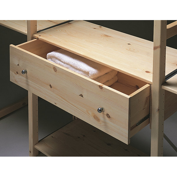 ABC Skuffe, bred 76x40 cm, hvidlaseret