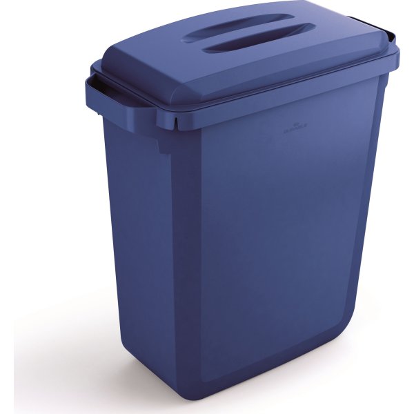 Låg "håndtag" til affaldsspand 60 l, Blå