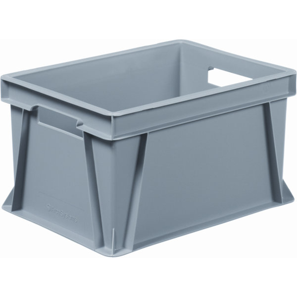 Arca lagerkasse 20 liter, (LxBxH) 40x30x23 cm, Grå