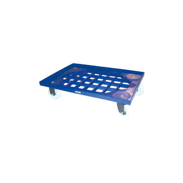 Flexi lagervogn 61x41 cm uden midtergitter, gul