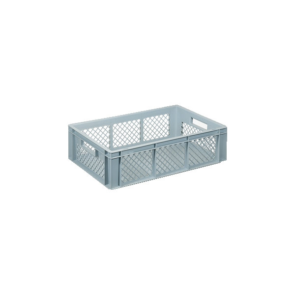 Lagerkasse perforeret 34 liter,(LxBxH) 60x40x17 cm