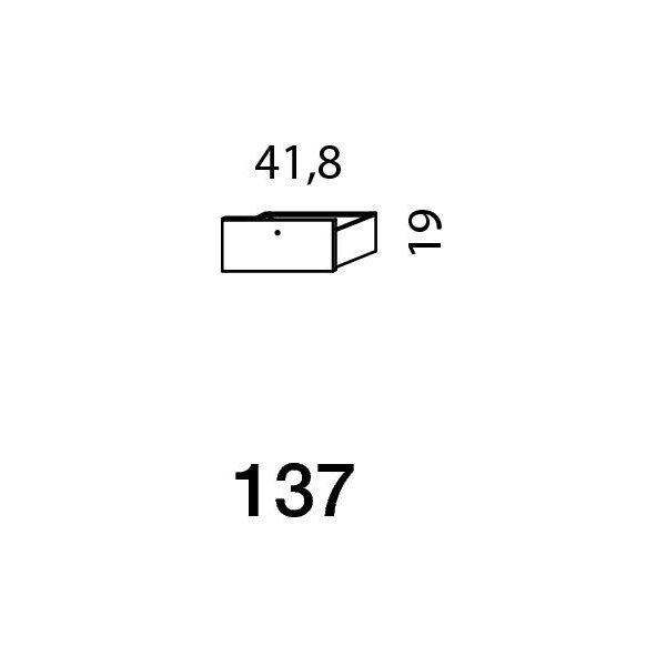Mistral sektion 137 Skuffe Light bøg