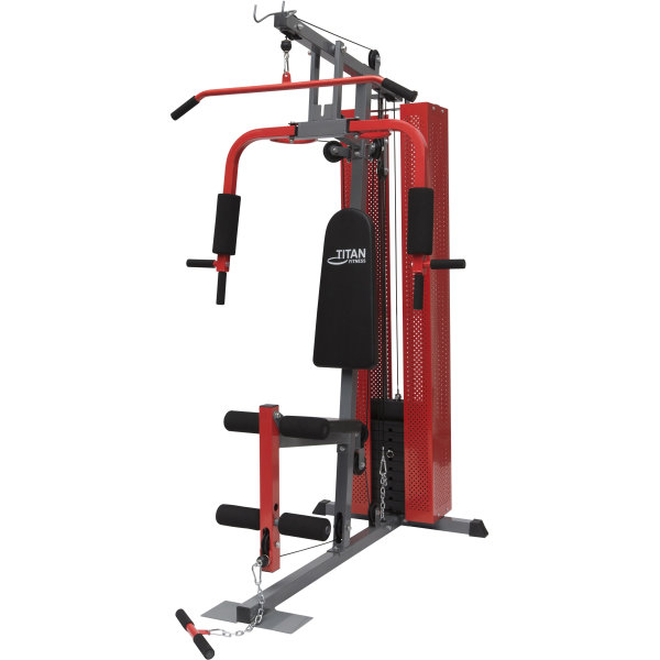 Titan 50 kg Homegym, rød