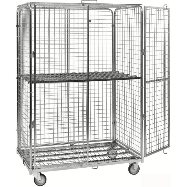 1 stk. hylde til rullecontainer, 1200x800, 150 kg