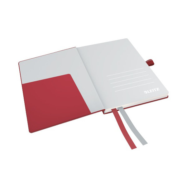 Leitz Complete notesbog A6, linjeret, rød