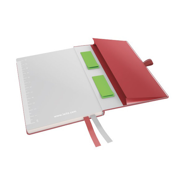 Leitz Complete notesbog A6, linjeret, rød