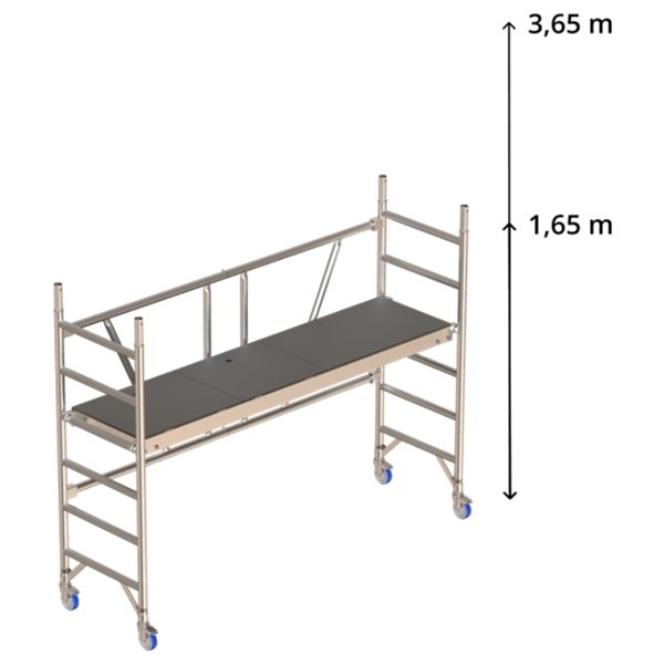 Foldestillads 75 x 245 - Højde 1,65 m