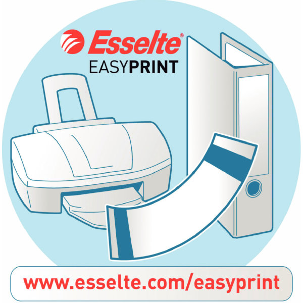 Esselte No.1 brevordner A4, 75 mm, æggeskal