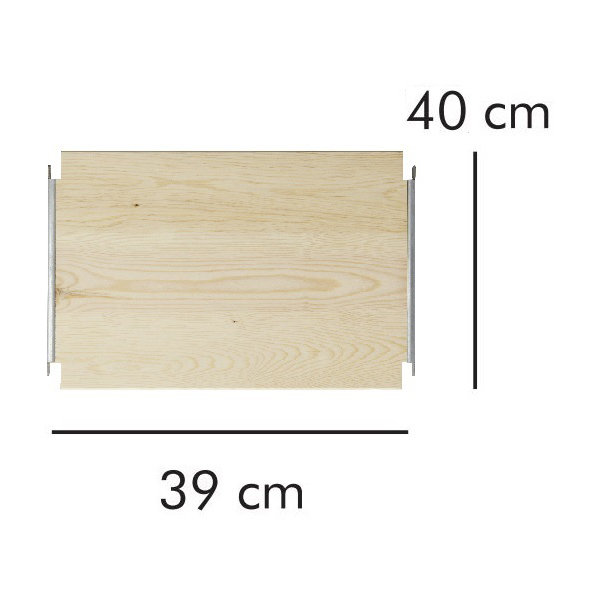 ABC hylde LxD: 39x40 cm, natur