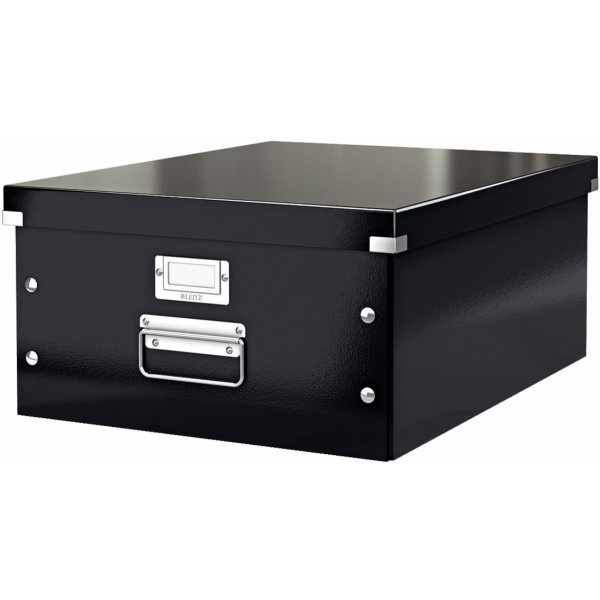 Leitz Click & Store opbevaringsboks large, sort
