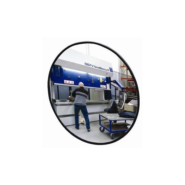 Industrispejl rundt ø40 cm, Akryl, inde/ude