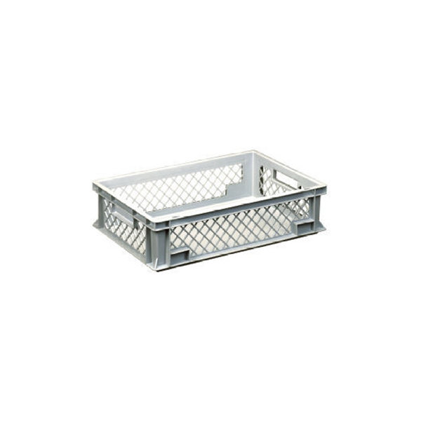 Lagerkasse perforeret 33 liter,(LxBxH) 60x40x15 cm