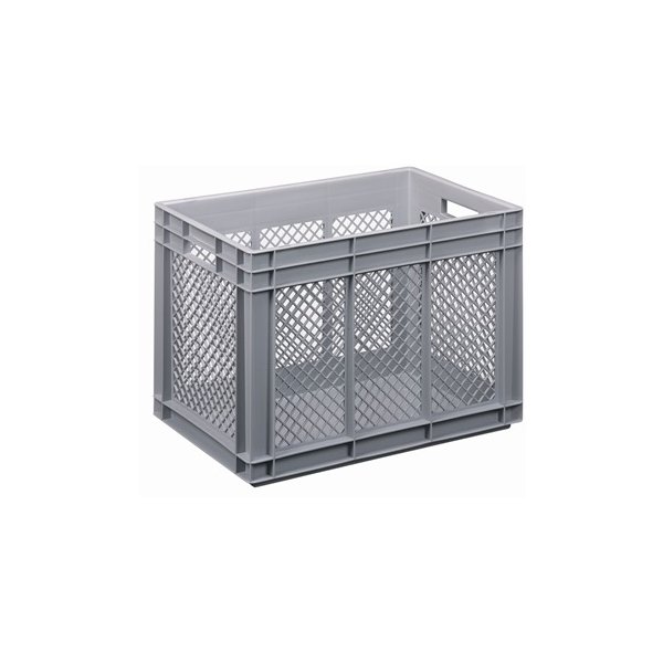 Lagerkasse perforeret 80 liter,(LxBxH) 60x40x42 cm