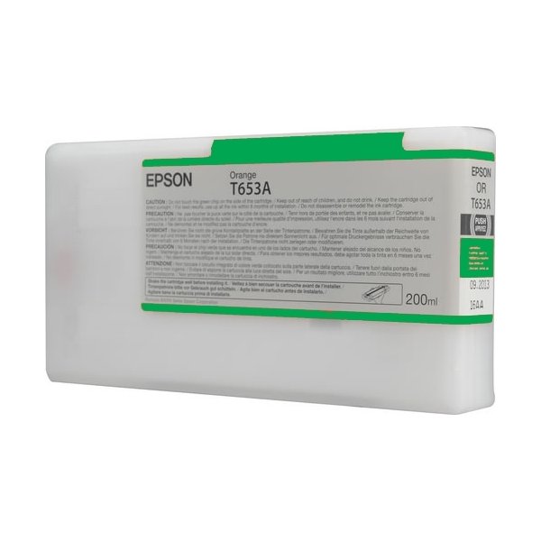 Epson nr.T653B/C13T653B00 blækpatron, grøn, 200ml