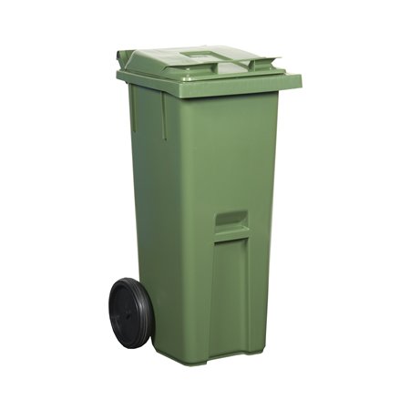Affaldsvogn 140 l, grøn