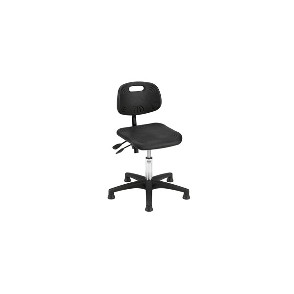 Global Simple arbejdsstol, sort, 37-50 cm