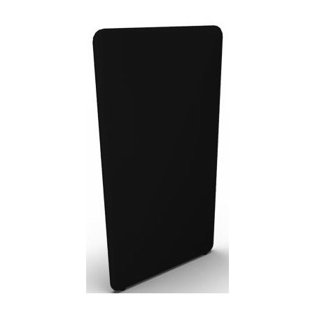 Abstracta softline skærmvæg sort B80xH150 cm