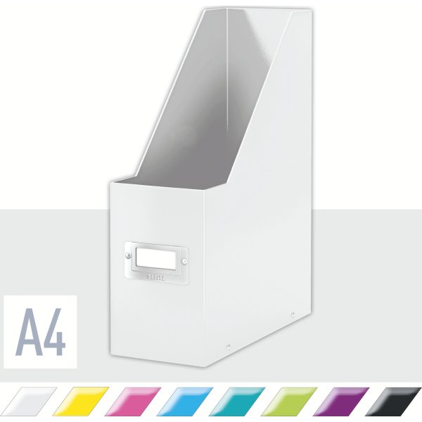Leitz Click & Store tidsskriftholder, hvid