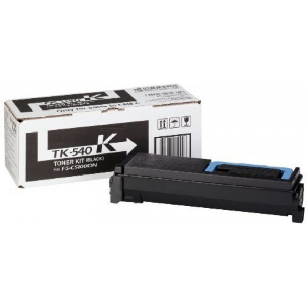 Kyocera TK-540K/0T2HL0EU lasertoner, sort, 5000s