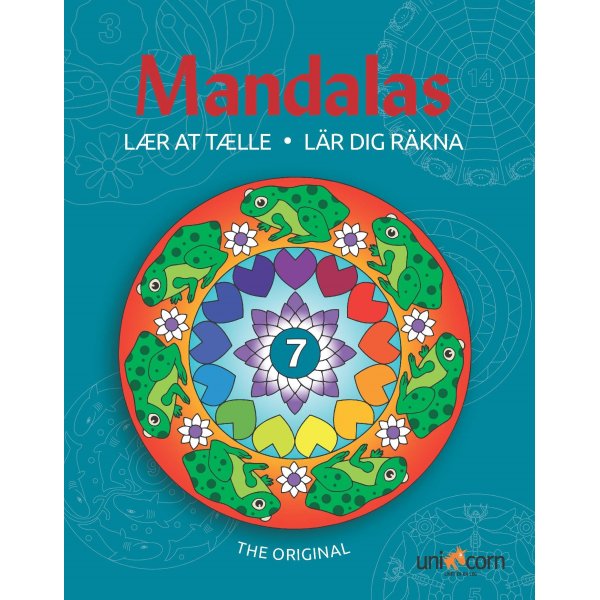 Mandalas malebog Lær at tælle