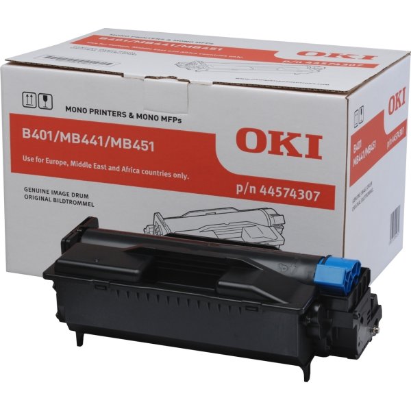 OKI 44574307 Lasertromle, Sort, 25000 sider