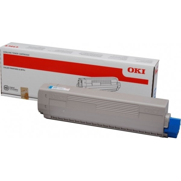 OKI 44844615 lasertoner, cyan, 7300s.