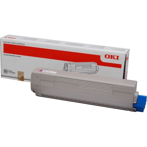 OKI 44844614 lasertoner, magenta, 7300s.