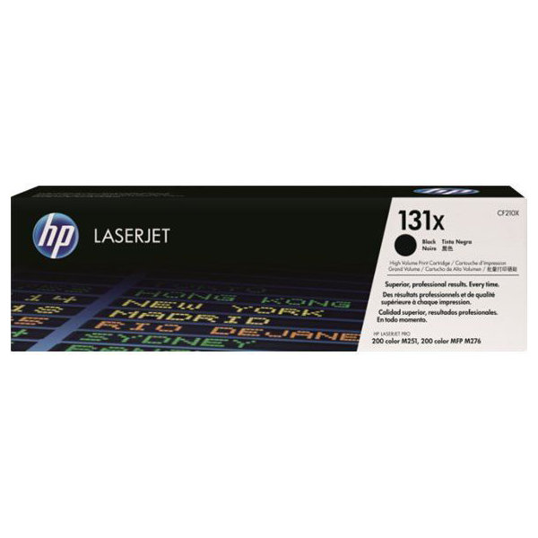 HP nr.131X/CF210X lasertoner, sort, 2400 sider