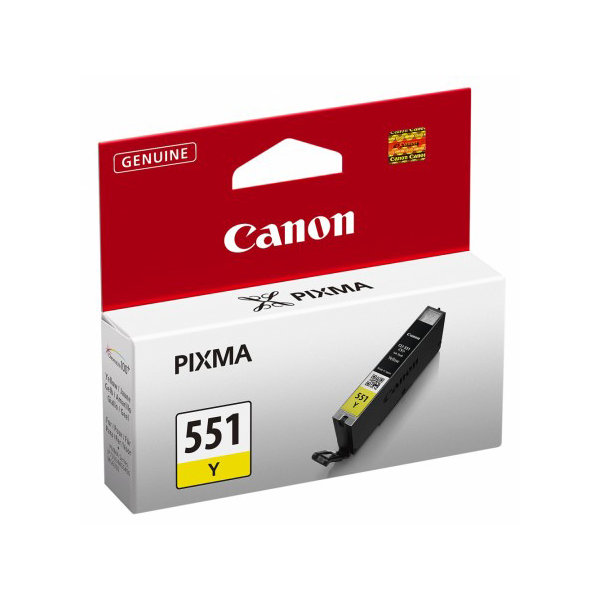 Canon CLI-551 Y Blækpatron, Gul, 7 ml