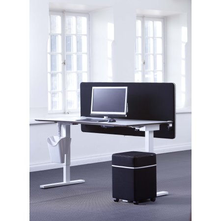 Screenit bordskærmvæg B120xH65 cm grå