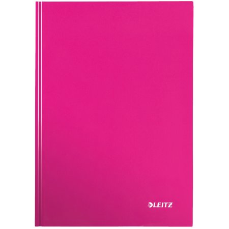 Leitz WOW notesbog A4, linjeret, pink