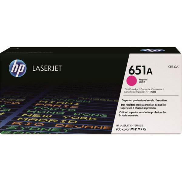 HP 651A lasertoner rød, 16000s