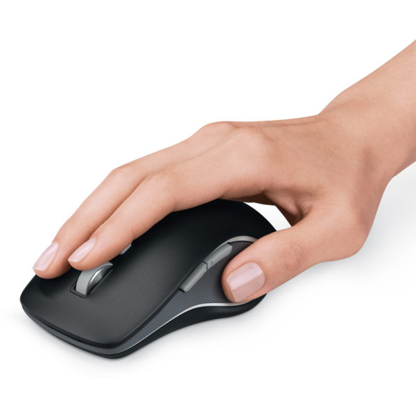 Logitech M560 Lasermus, sort