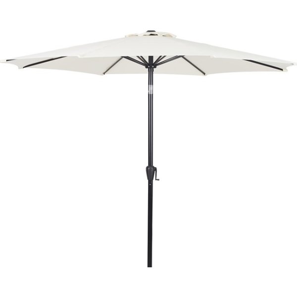 Felix parasol m/krank og tilt, Ø3 m, beige