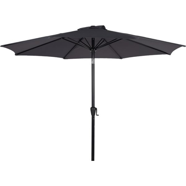Felix parasol m/krank og tilt, Ø3 m, grå
