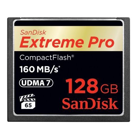 SanDisk Compact Flash Extreme Pro 160MB/sek 128GB