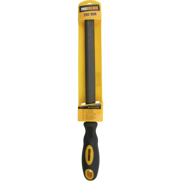 Probuilder halvrund fil, 200 mm