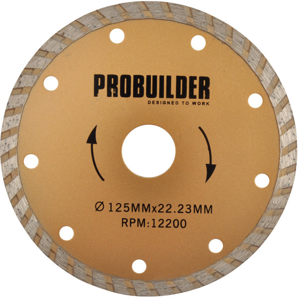 Probuilder diamantskæreskive, 125 mm