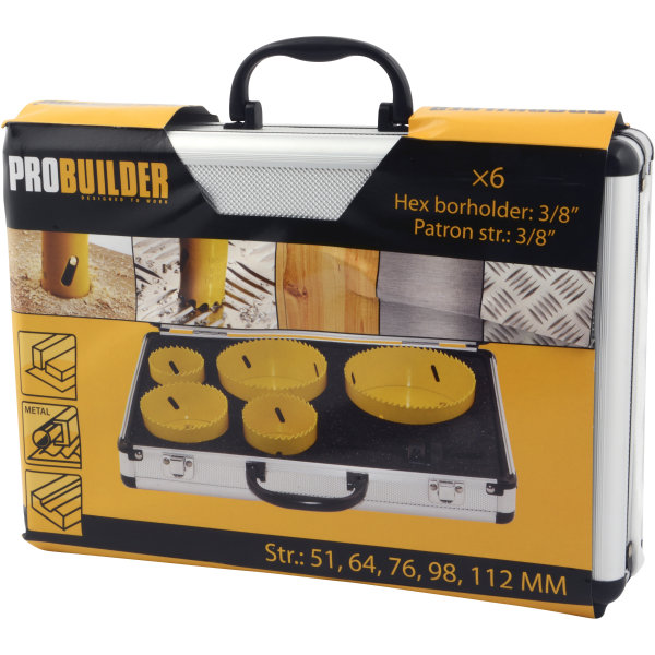 Probuilder hulsavesæt, 6 dele