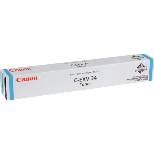 Canon C-EXV 34 lasertoner, blå, 19000s