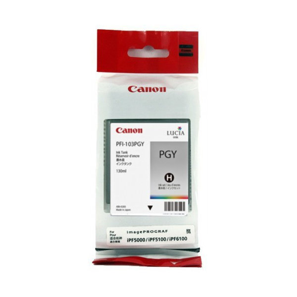 Canon PFI-103GY blækpatron, fotogrå