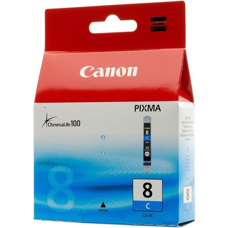 Canon CLI-8C blækpatron, blå, 420s
