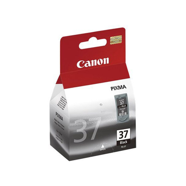 Canon PG-37 blækpatron blisterpakke, sort, 220s