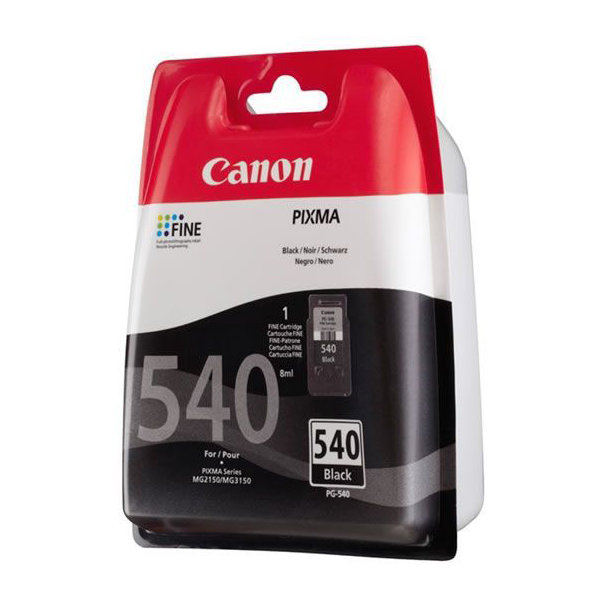 Canon PG-540 blækpatron, blister, sort, 180s