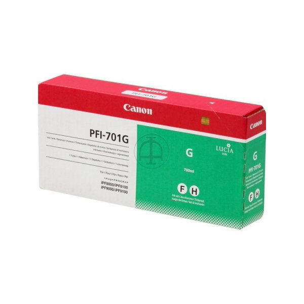 Canon PFI-701G blæktank, grøn, 700ml